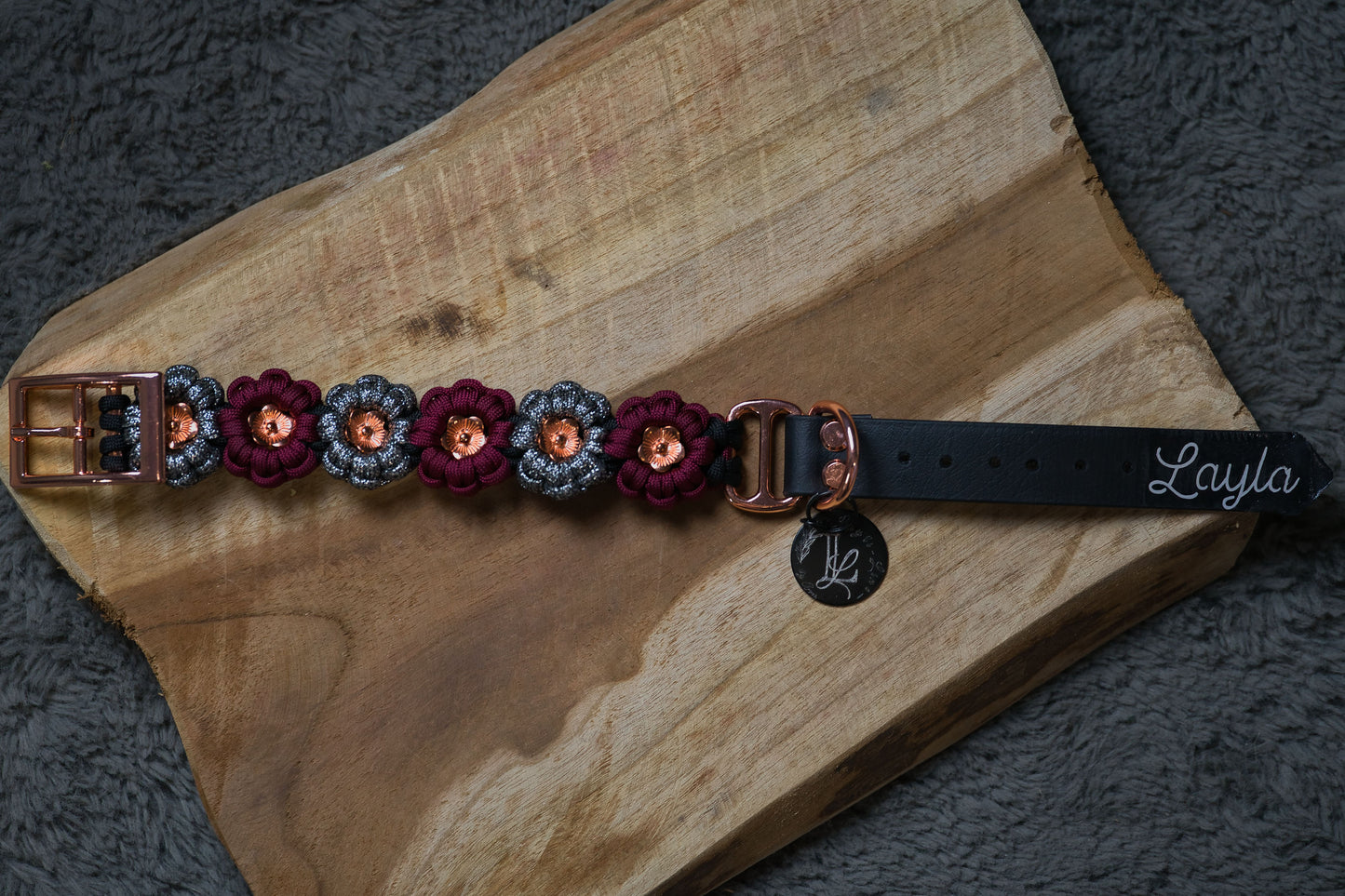 Paracord Halsband Blumen Traum