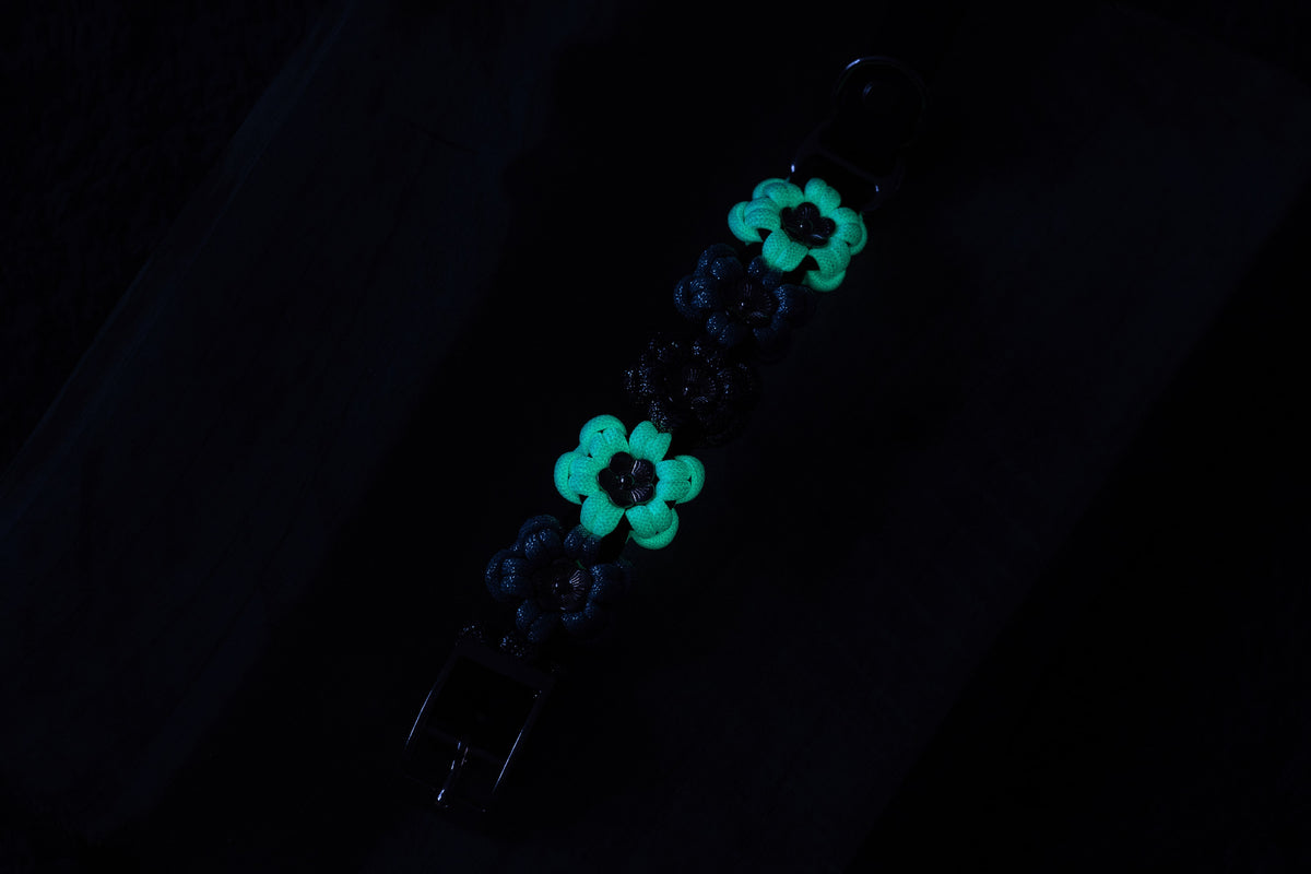Florentina Hundehalsband Mit Blumenmuster - Größe XS, Weich Gepolstert, Verstellbar